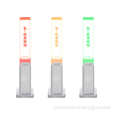 ONN-M4Y-B Factory Supply Tri-color LED Signal Tower Light for CNC Machine DC24V